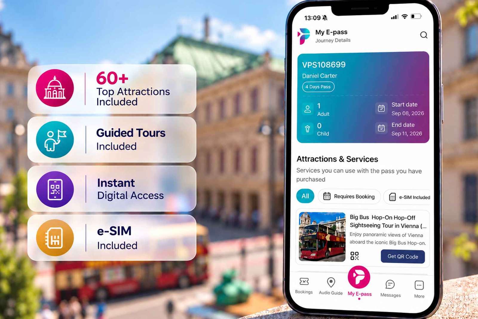 Viena: E-Pass con entrada a más de 35 atracciones