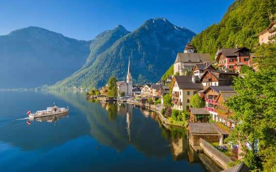 Viena: Excursión de un día a Hallstatt y los Picos Alpinos con ascensor Skywalk