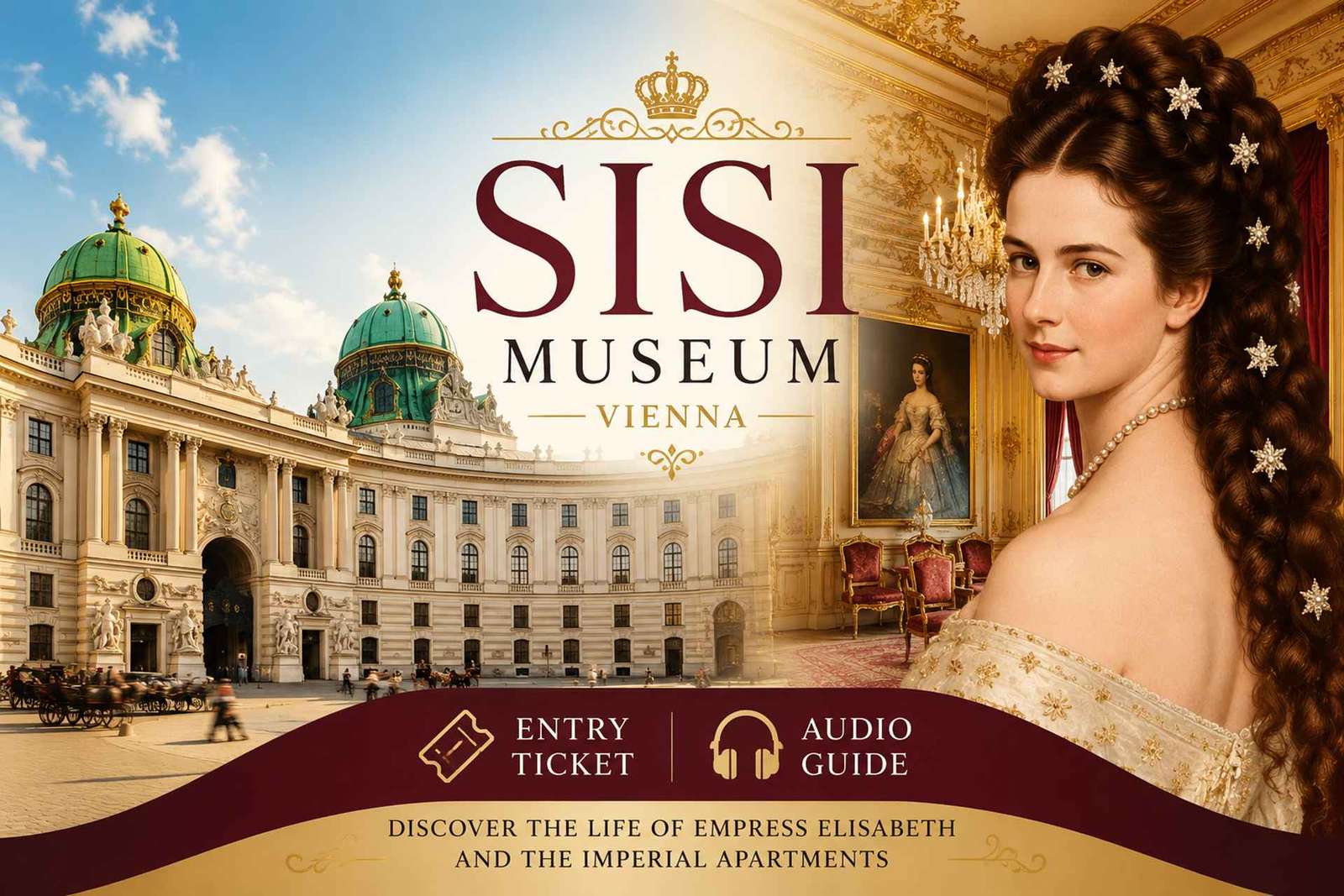 Ticket de entrada al Museo Sisi con audioguía
