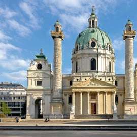 Viena: Ticket de entrada a la Karlskirche con terraza panorámica
