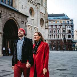 Viena: sesión de fotos privada en el casco antiguo + opción de vídeo