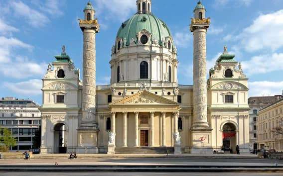 Viena: Ticket de entrada a la Karlskirche con terraza panorámica