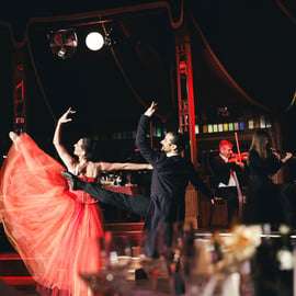 Viena: Cena-espectáculo de Johann Strauss en el Prater