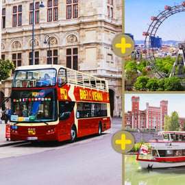 Viena: Palacio de Schönbrunn, crucero por el río y pase turístico Big Bus