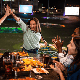 Topgolf Viena: juego - 1 bahía