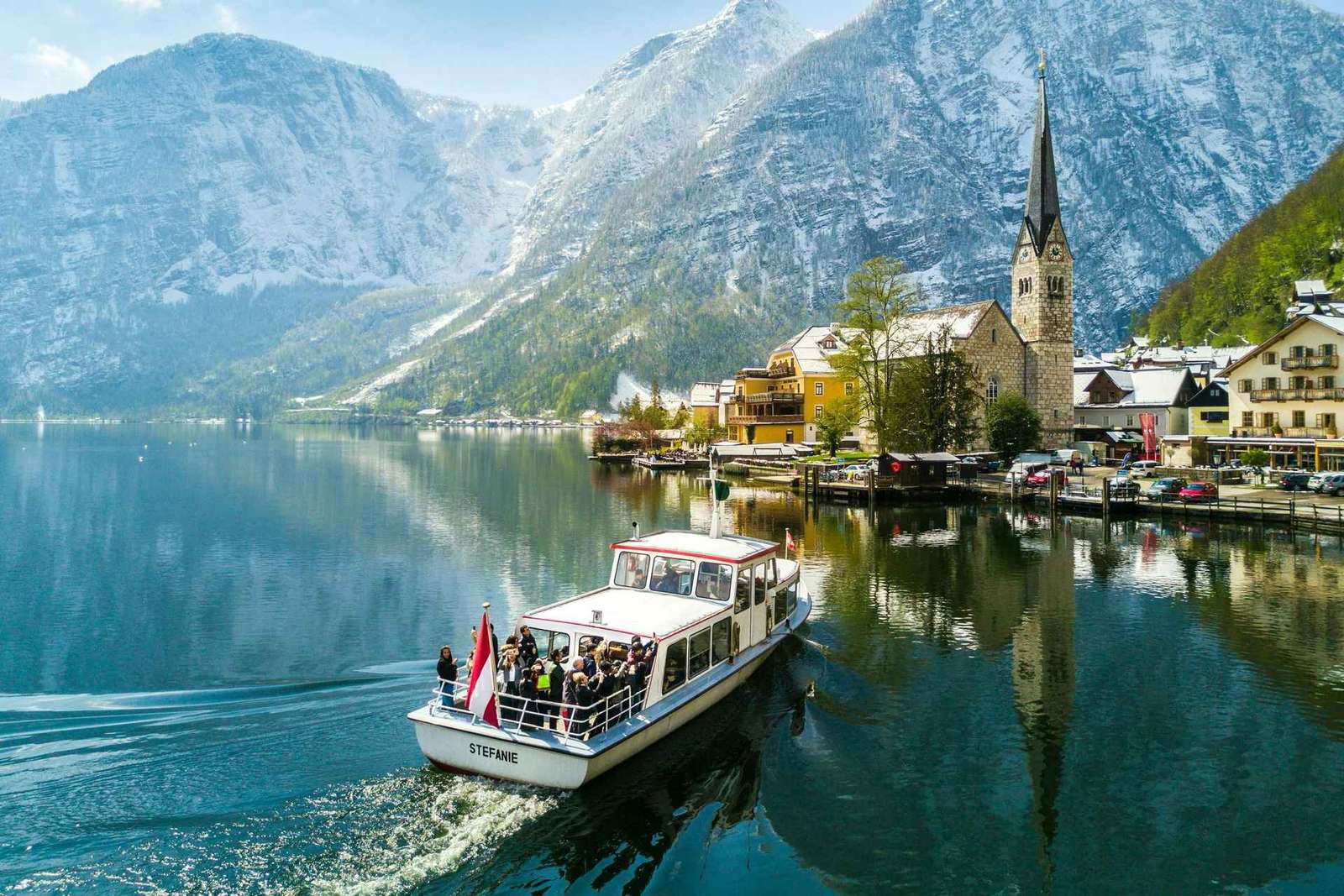 Viena: Viagem de um dia a Hallstatt com passeio de barco panorâmico